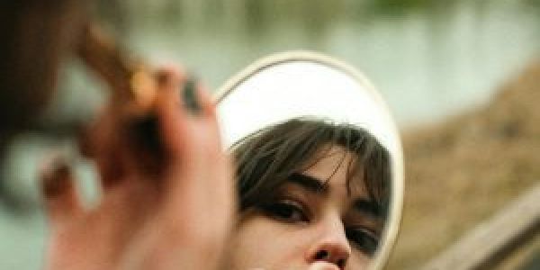 Lady in depressed mood